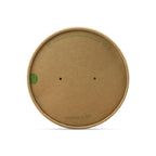 Vegware Round kraft paper lid, 150-Series