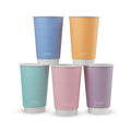 Vegware 16oz / 500ml Feel Good double wall hot cup, 89-Series