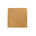 Vegware 7 x 7in / 170 x 175mm recycled kraft flat bag