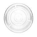 Vegware 96-Series PLA flat lid, straw slot