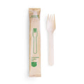 Vegware Compostable wooden fork, wrapped