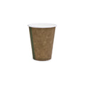 Vegware 12oz / 360ml brown kraft hot cup, 89-Series - EU
