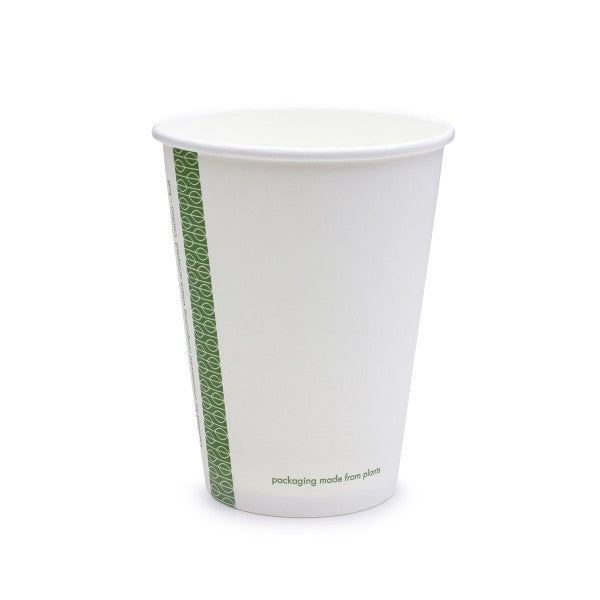 Vegware 12oz / 360ml white hot cup, 89-Series - EU