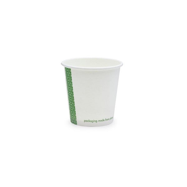 Vegware 4oz / 120ml white hot cup, 62-Series - EU