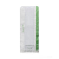 Vegware 100 x 50 x 250mm glassine bag with NatureFlex window