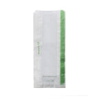 Vegware 100 x 50 x 250mm glassine bag with NatureFlex window