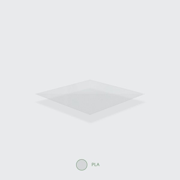 Vegware 300 x 400mm clear PLA sheet