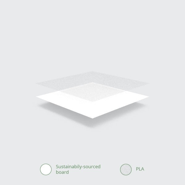 Vegware 115-Series flat paper hot lid